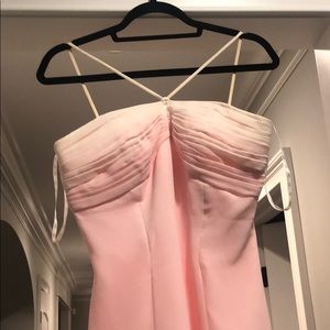 Light pink prom dress